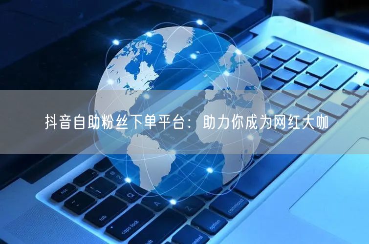 抖音自助粉丝下单平台：助力你成为网红大咖
